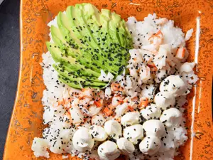 Ensalada de langostino cocido