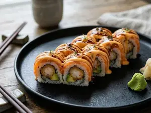 Dragon roll - 8 piezas