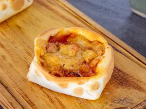 Canastita de panceta