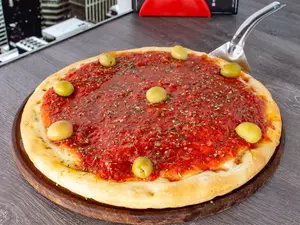Pizza cancha