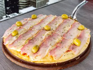 Pizza con panceta