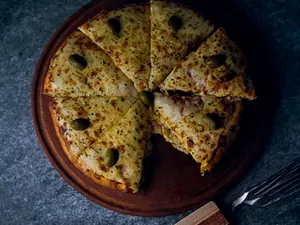 Pizza fugazzeta rellena