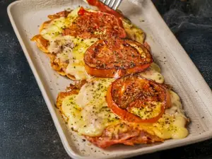Milanesa napolitana con fritas